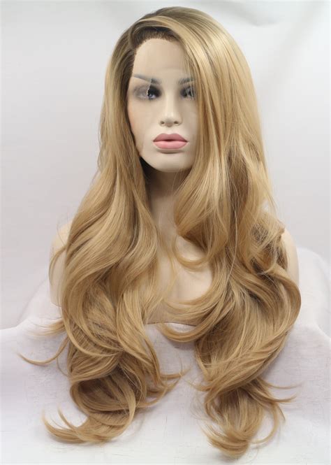 blonde long wig